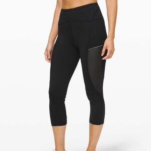 Lululemon Always Airy High-Rise Run Crop 19" Black